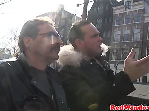 Amsterdam prostitute inhales customer